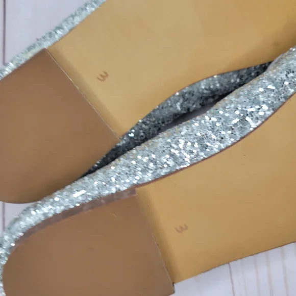 Sam Edelman Kids Silver Sparkle Ballet Shoes - Picture 5 of 5